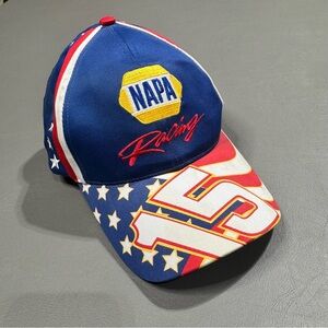 Vintage NAPA Racing #15 Dale Jarrett Snapback Hat 90s NASCAR